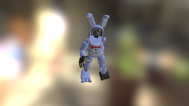Withered Bonnie 3D Model