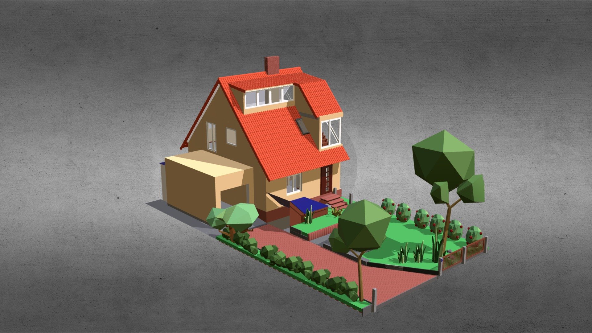 Small house with dormer