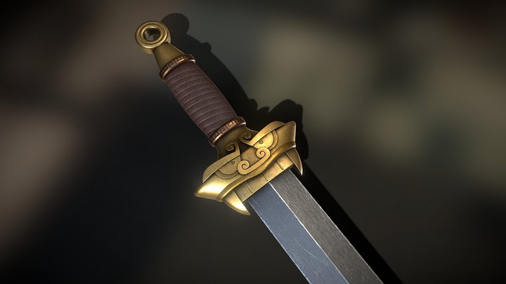 Mulan's Sword of the Ancestor 3D Model