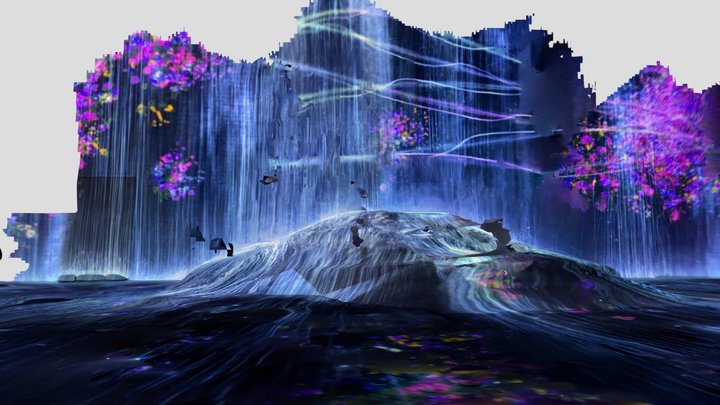 TeamLab Boarderless scan by iPhone 12 Pro LiDAR 3D Model