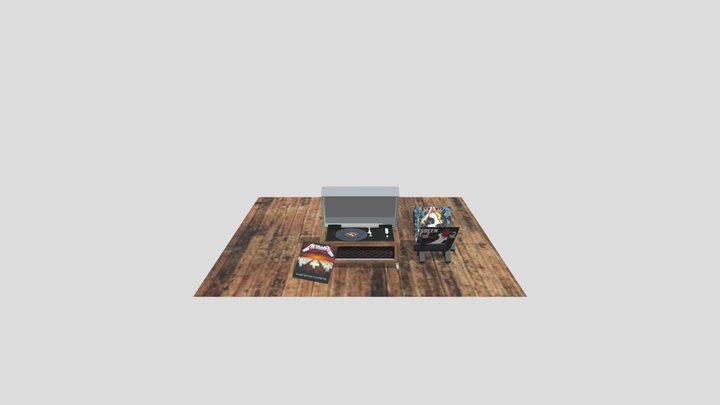 Record Player 3D Model