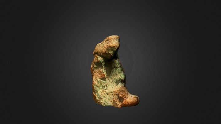 A piece of virgin copper 3D Model
