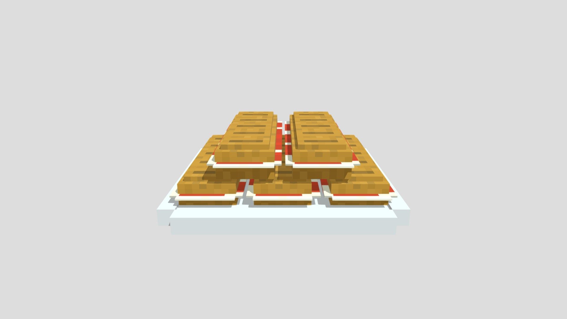 Bocadillo de jamón - 3D model by Nowko [cbb2608] - Sketchfab