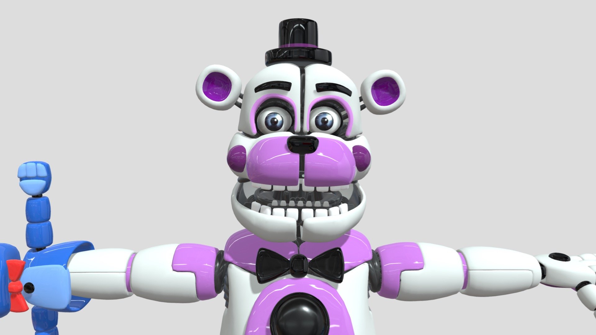 Fnaf AR Funtime Freddy - Download Free 3D model by Frostbear (@Teamfnaf)  [4d9877c]