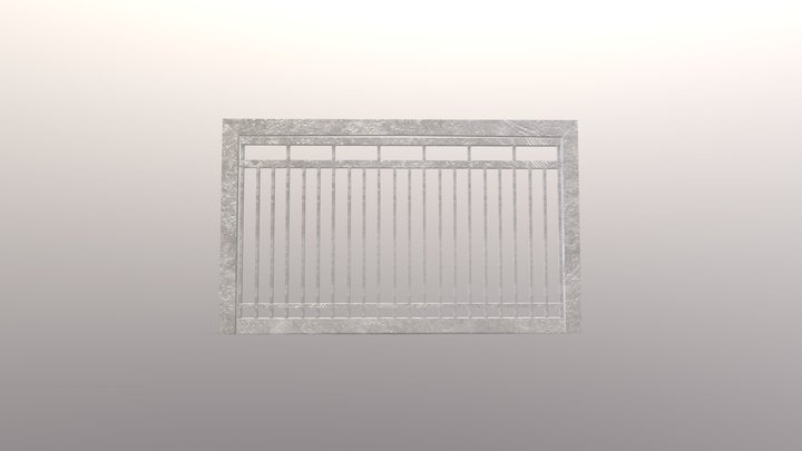 Brasilian garage door 3D Model