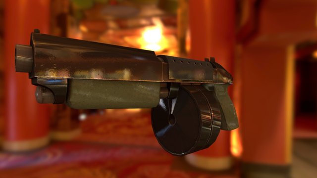 Shotgun 3D Model