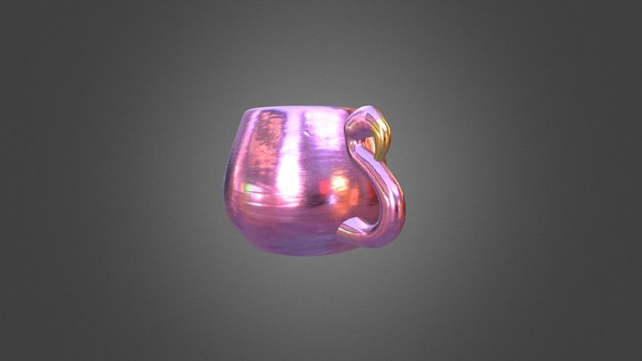 Flamingo mug 3D Model