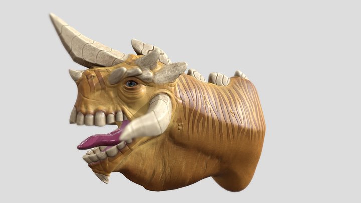 Roaming Dusthorn "Pulviceros Vagari" (3D Bust) 3D Model