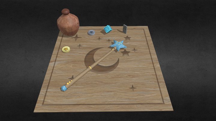 Potion Station 3D Model