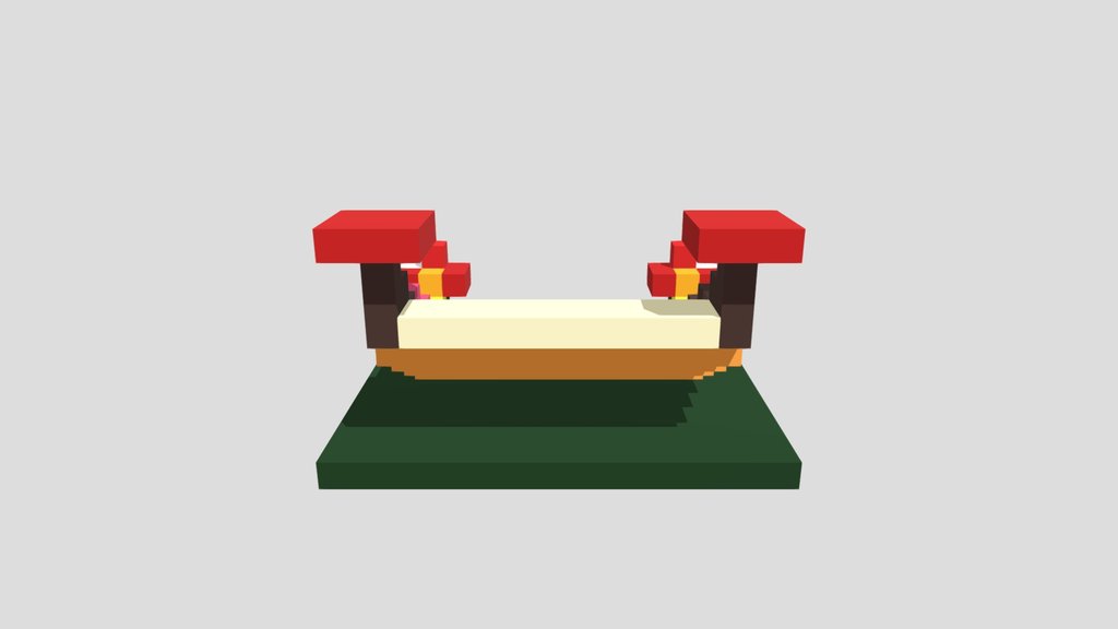 Fairy Mushroom Stairs - Voxel 32x32 (Animated)