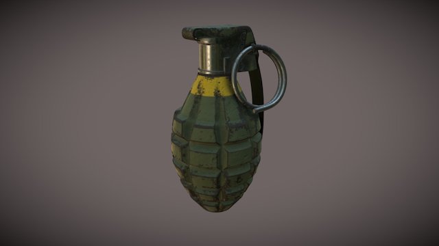 Grenade M2 3D Model
