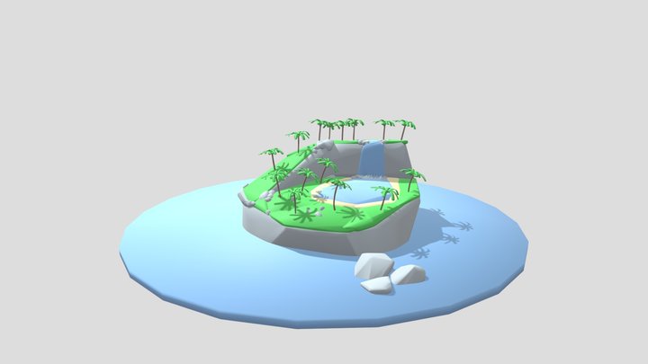 Tiny Island 3 3D Model