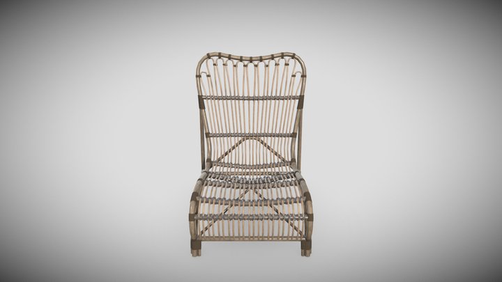 Colone Lounge Chair 3D Model