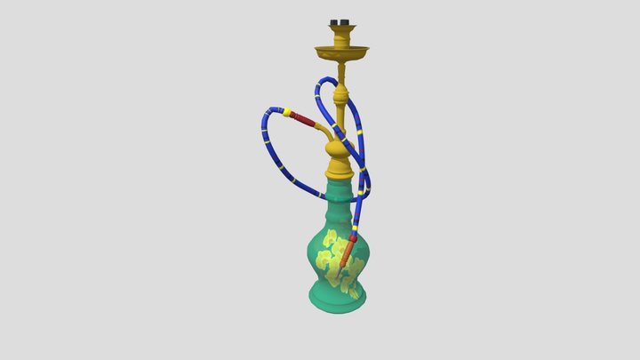 Hookah Pipe 3D Model