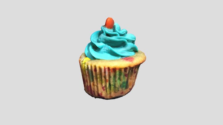 cup cake clean 3D Model