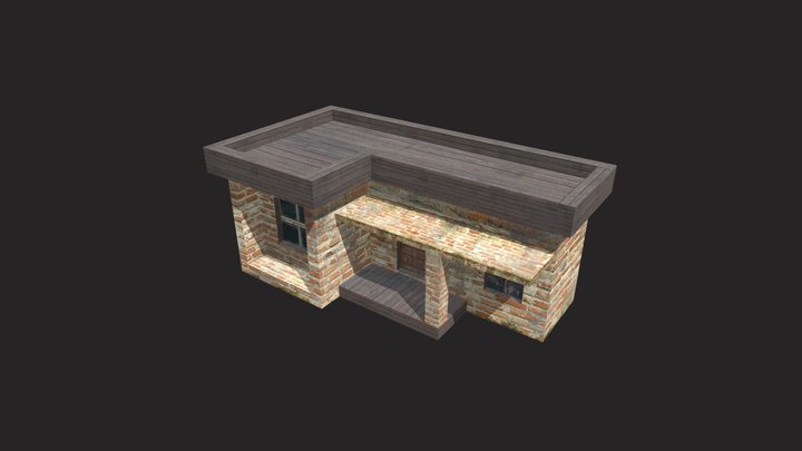 Simple House 3D Model