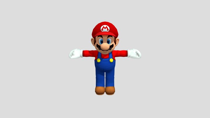 Mario Recolors 3D Model