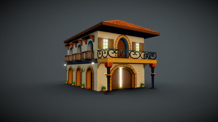 Mexican House 3D Model