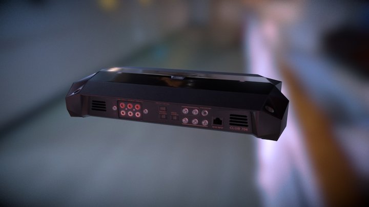 JBL Amplifier Club 704 3D Model