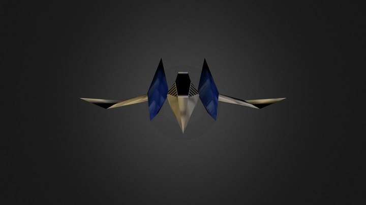 Ocarina of time Arwing 3D Model