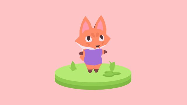 Fen the Fox 3D Model