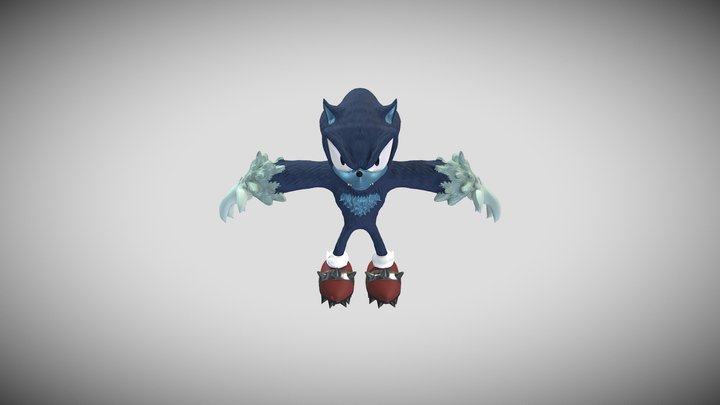 SONIC WEREHOG 3D Model