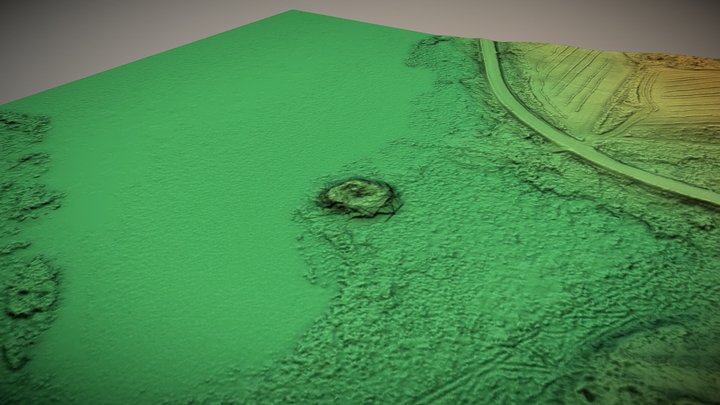 Dūkštelių piliakalnis II (Lithuania) – Gratis 3D-model STL