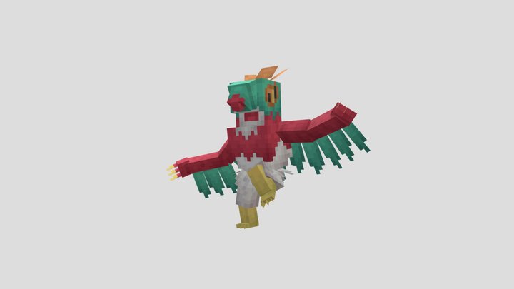 Hawlucha (Cobblemon) 3D Model