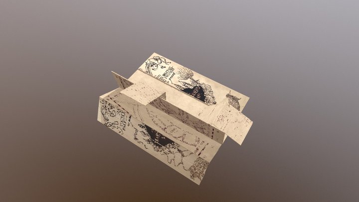 Marauder's Map 3D Model