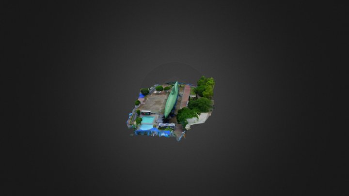 Monumen Kapal Selam (Submarine Monument) 3D Model