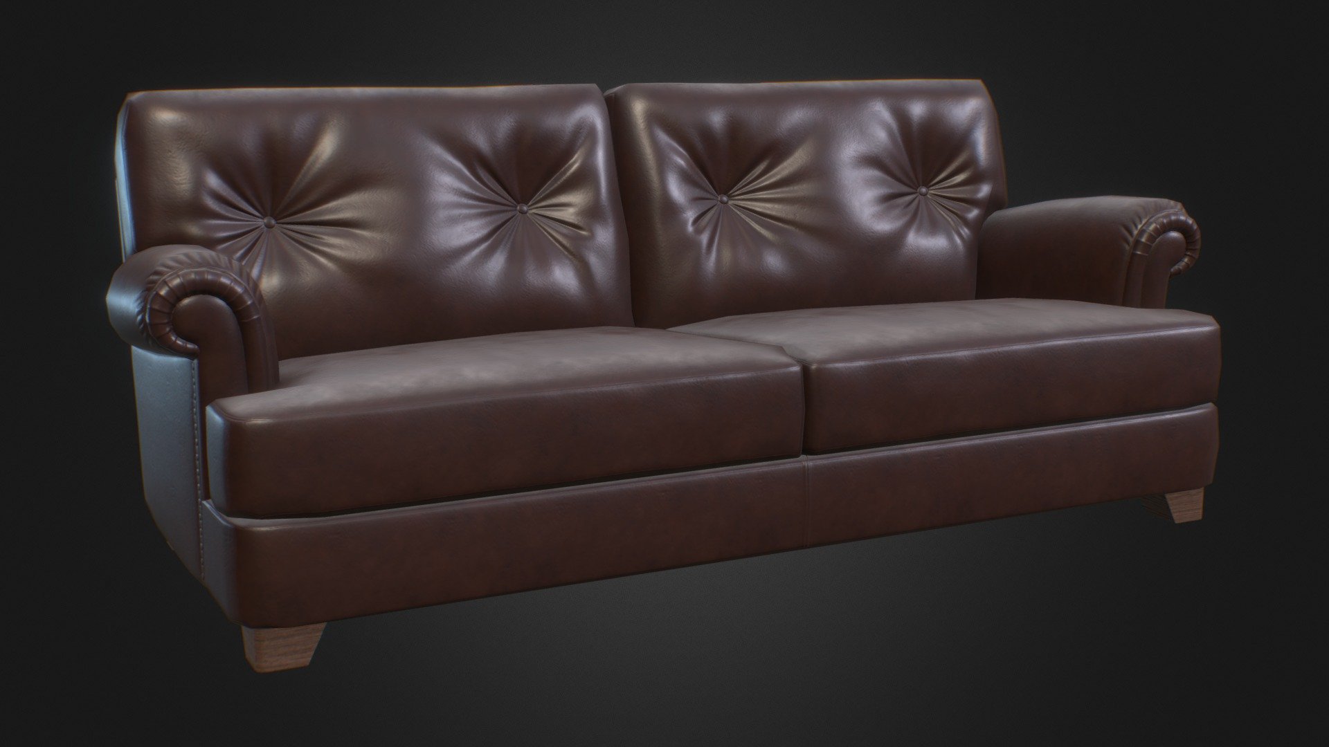 Dream On low poly sofa Download Free 3D model by L_Krajewski [cbc08e2