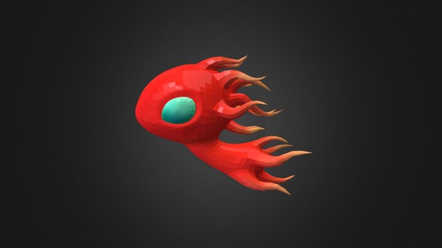 Fire Elemental 3D Model