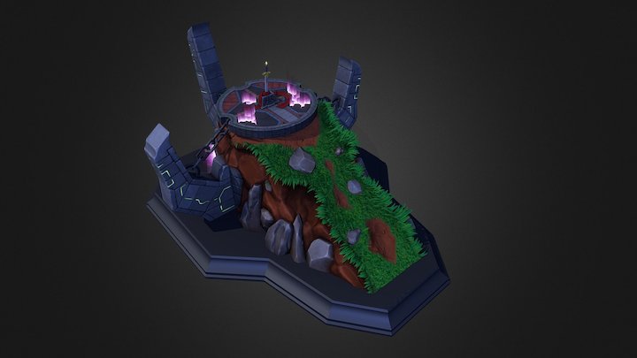 Sword Diorama 3D Model