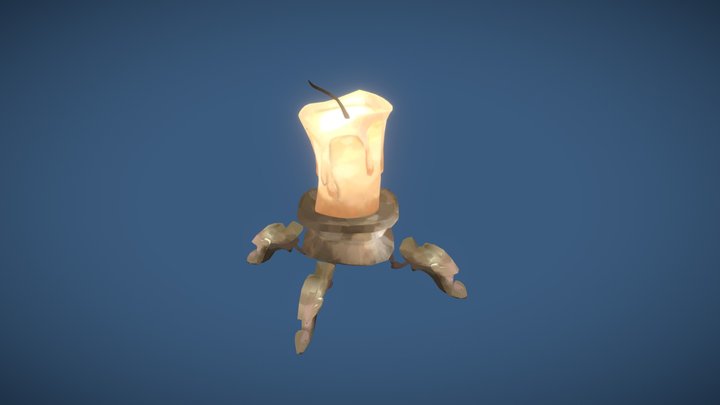 Silly candle 3D Model