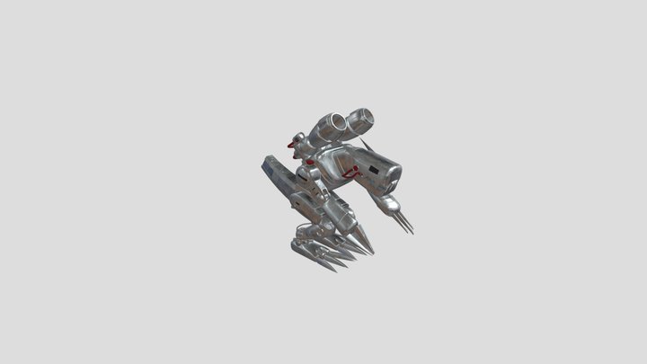 Machinedramon / Mugendramon Digimon 3D Model