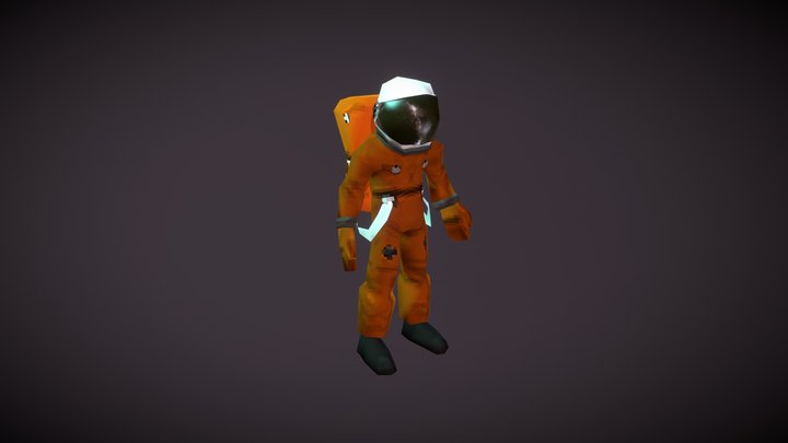 Lost Astronaut 3D Model