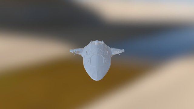 Spaceship Starfighter 3D Model