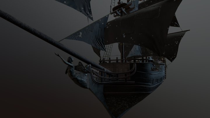 The Black Pearl 3D Model