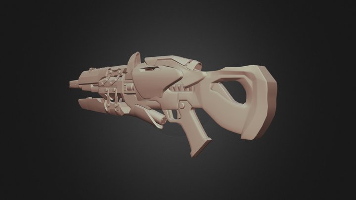 Widowmaker Weapon 3D Model