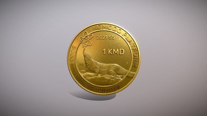 Komodo Season 5 2021 Commemorative Coin 3D Model