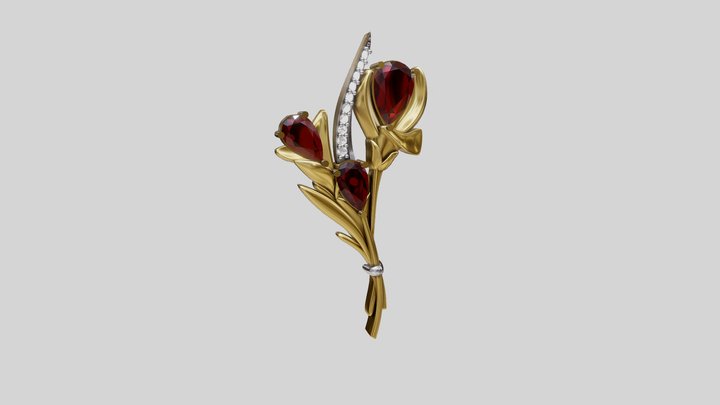 Roses 3D Model