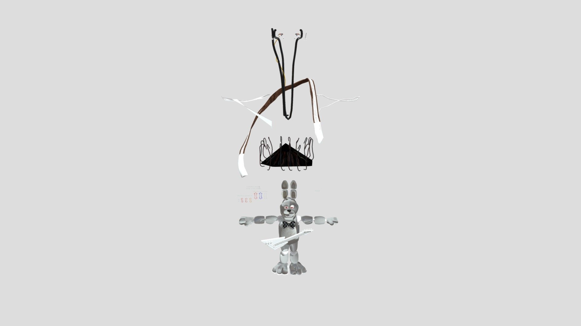 movie_bonniethebunny_animatronic Download Free 3D model by Foxynose