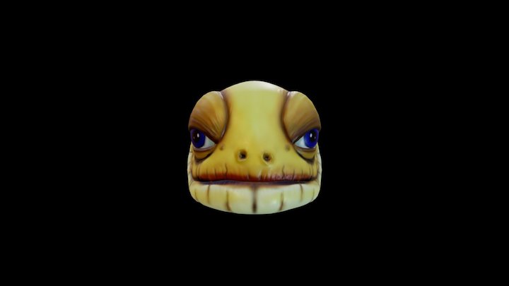 Turtle head 3D Model