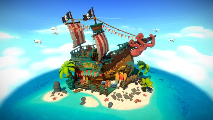 Tiki Treasure! 3D Model