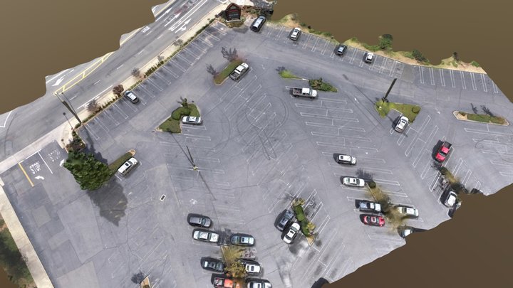 k-Mart Parking Lot 3D Model