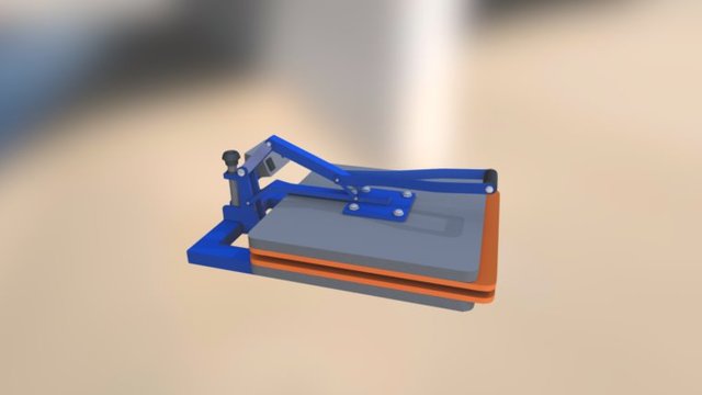 Máquina Estampadora 3D Model