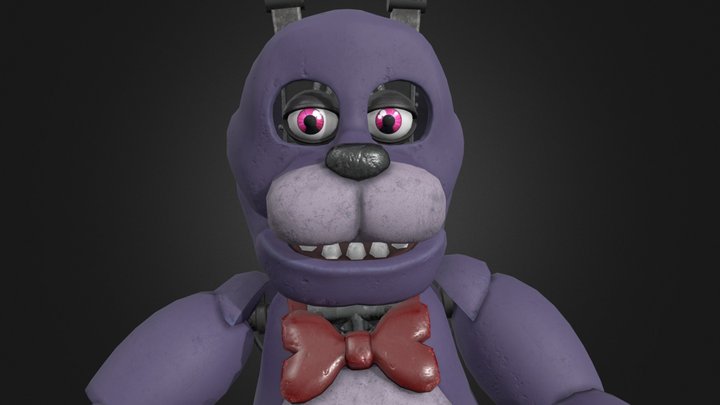 FNaF HW Bonnie ReTexture & Remesh – Kostenloses 3D-Modell STL