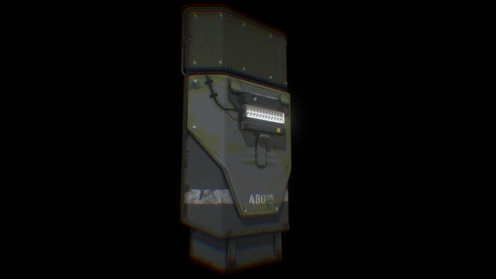 MW19 Riot Shield 3D Model
