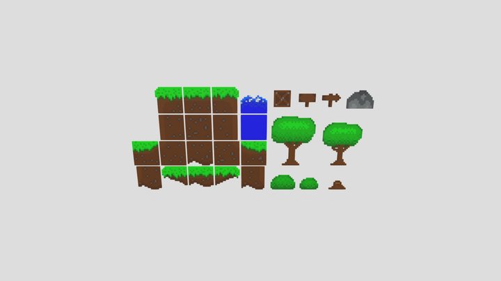 2D platformer 3D Model