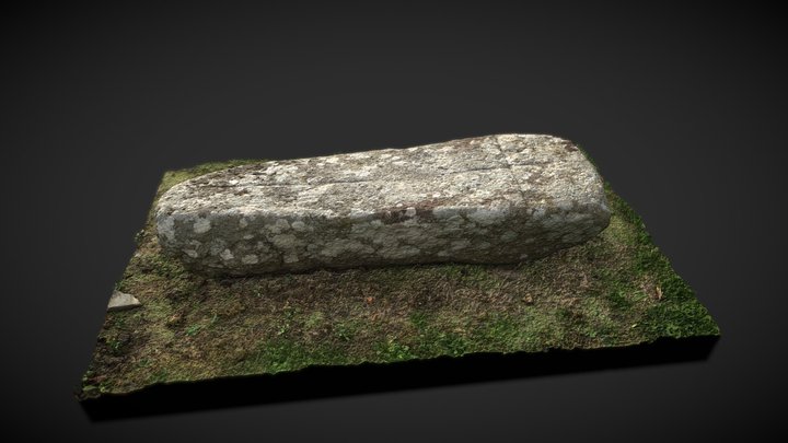 King Cormac's Grave - Cross-Slab (KD040-002017-) 3D Model
